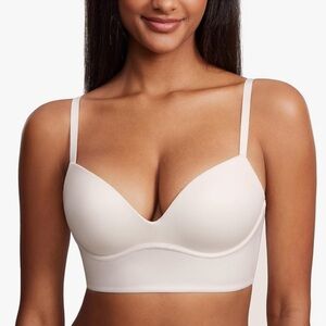 NWT DOBREVA Push-Up Wireless No Underwire Plunge Bra